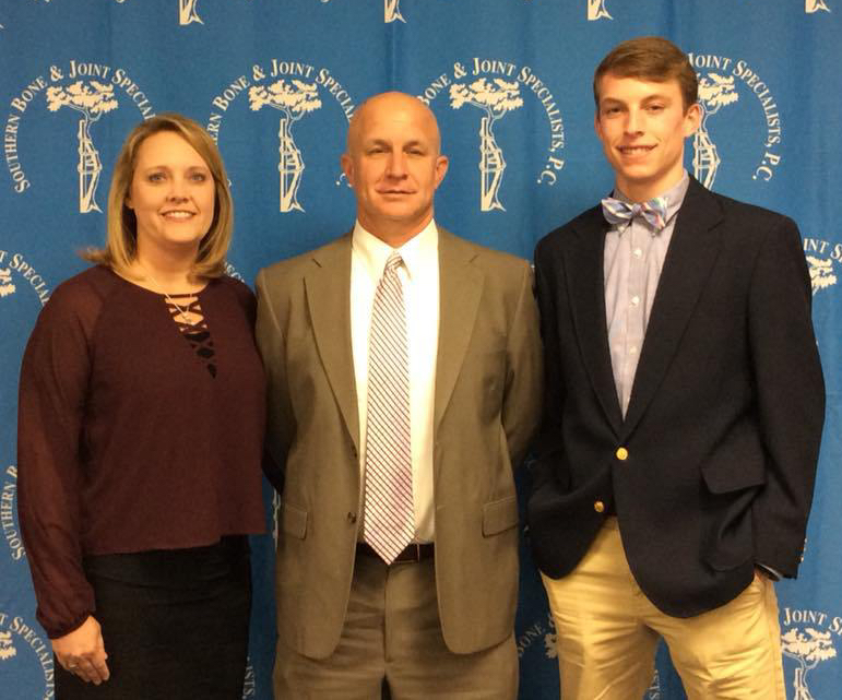 Bart Synder Brock Synder Goshen Coach and Player of the Year Super 12 jan 2017