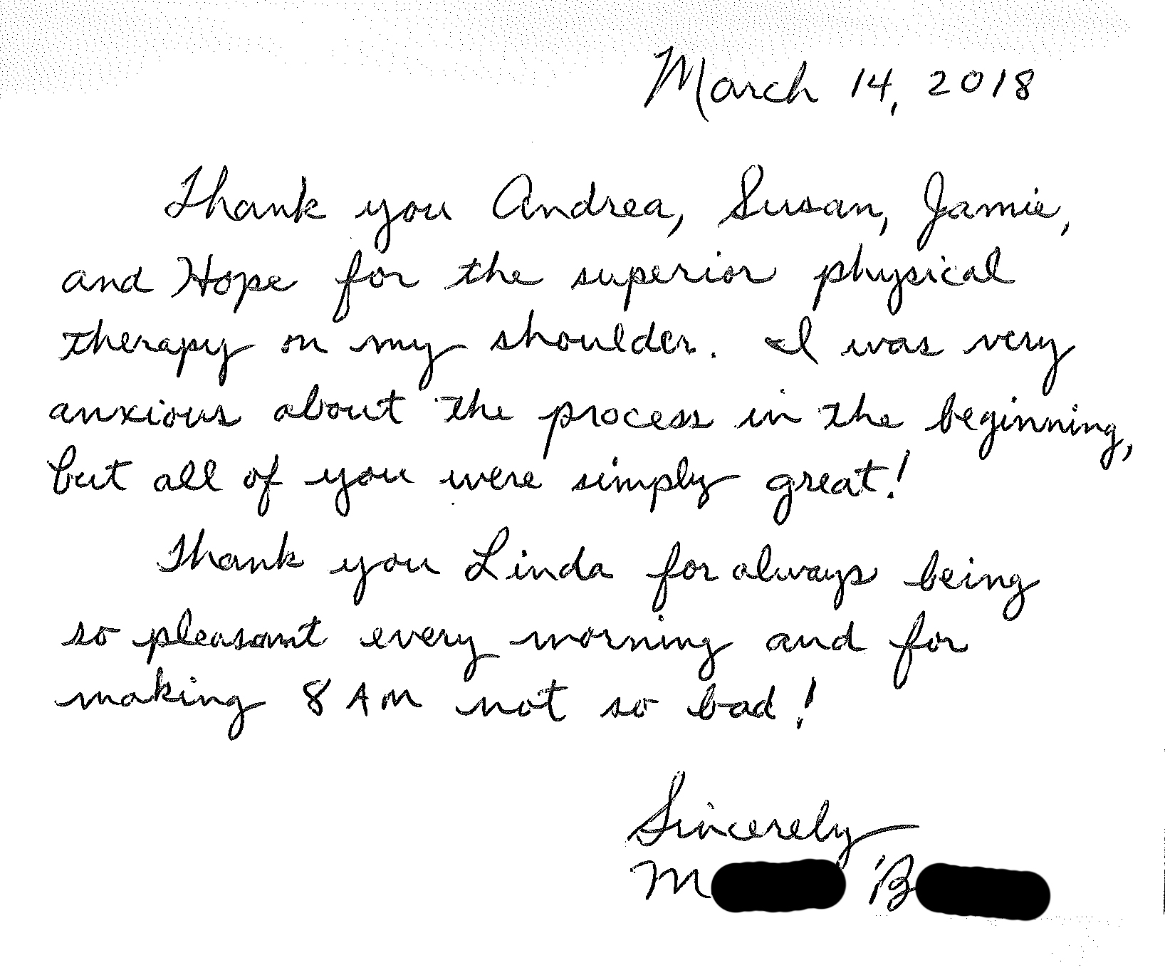 Thank You Note Revised