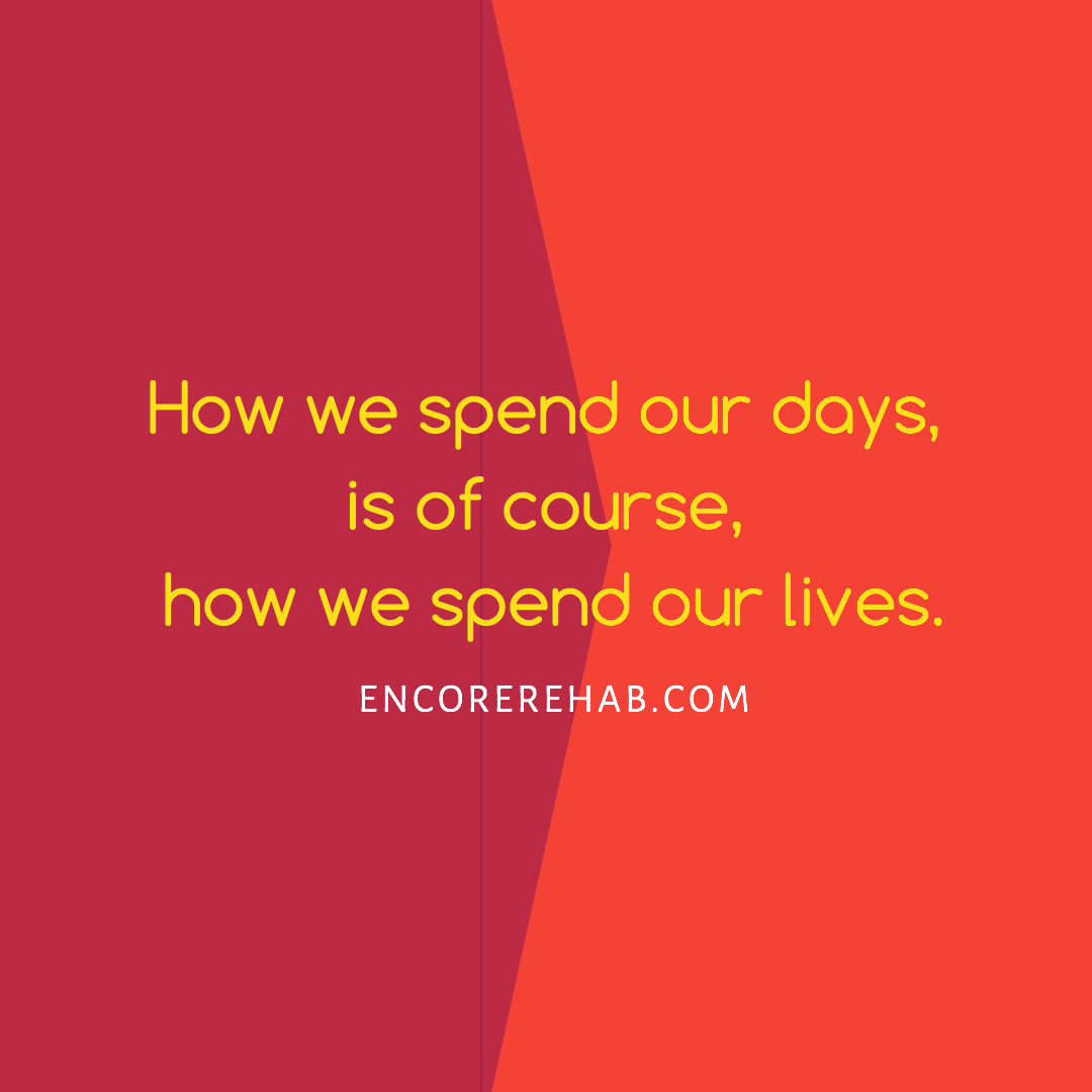 How we spend our days