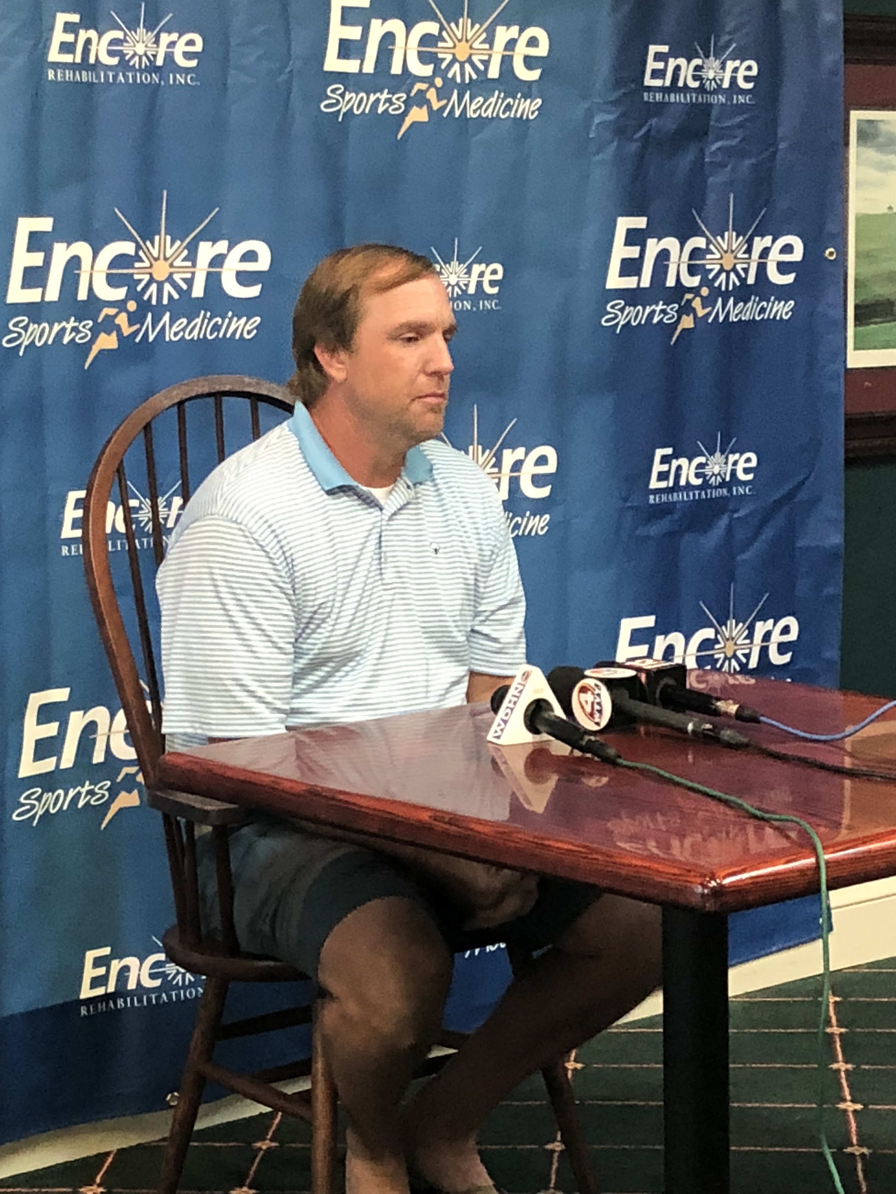 Head Football Coach Scott Horne of GW Long