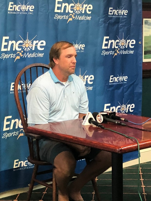 Head Football Coach Scott Horne of GW Long