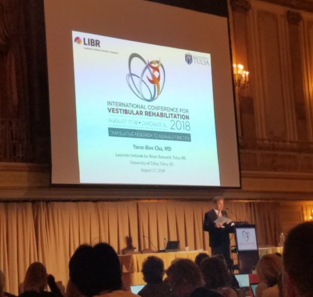 International Conference for Vestibular Rehabilitation in Chicago, IL, August 2018