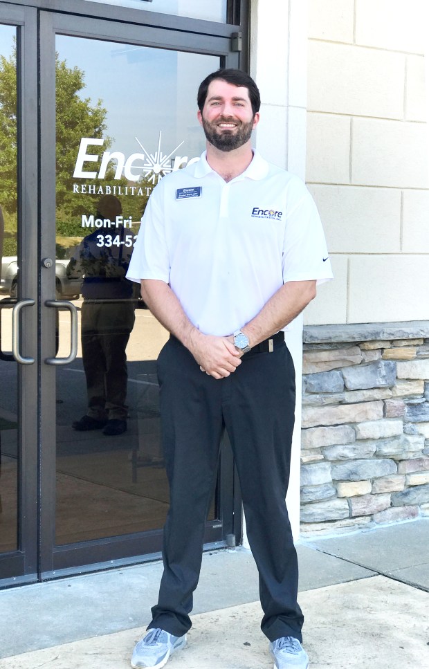 Clinical Director and Physical Therapist Daniel Winn with Encore Rehabilitation-Opelika, Alabama