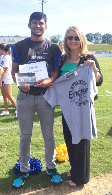 Franciso Ayala - Athlete of the Month for Cold Springs High School and Encore Rehabilitation #EncoreRehab