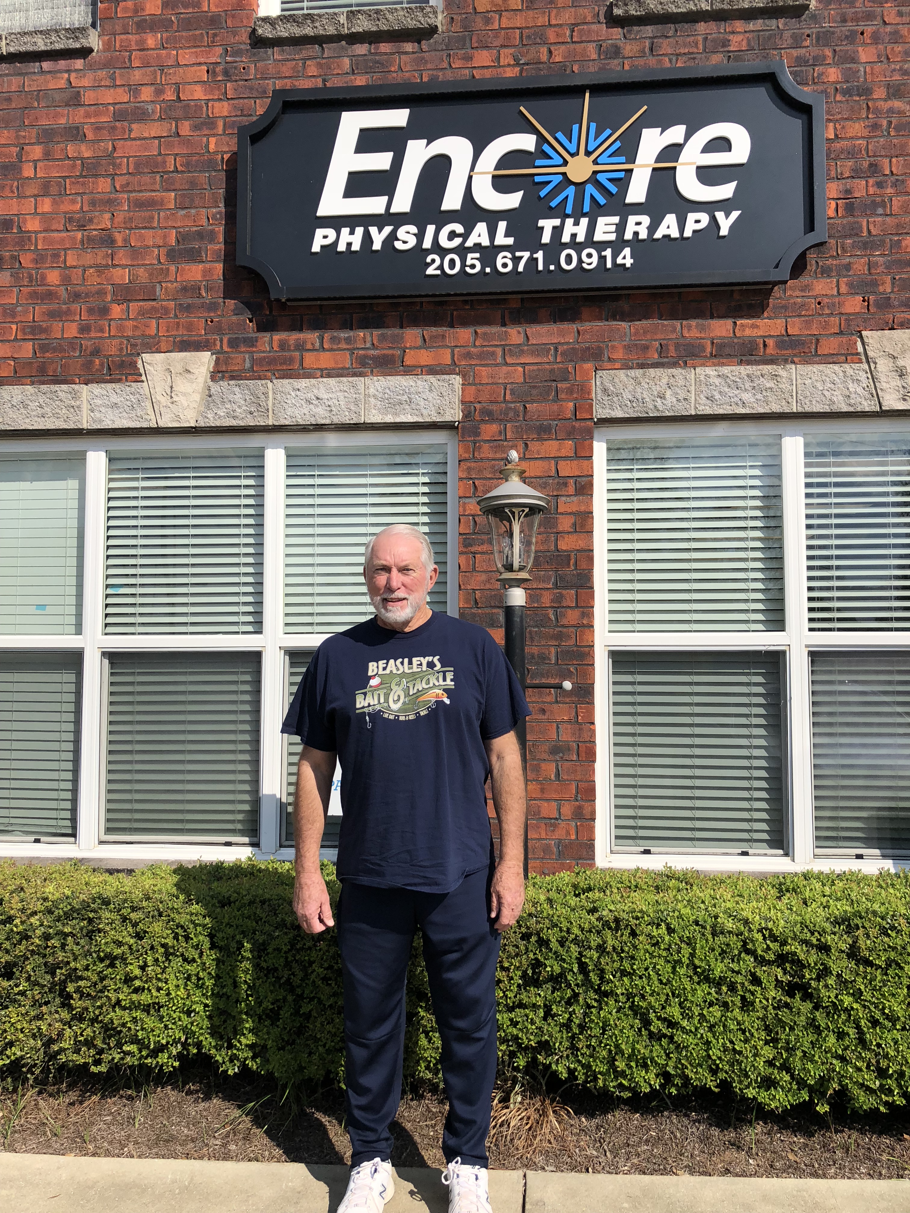 More Balance and Strength for Buddy Beasley at Encore Rehabilitation-Columbiana