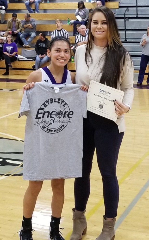 Malia Howell is Athlete of the Month for Hanceville High School and Encore Rehabilitation-Cullman #EncoreRehab