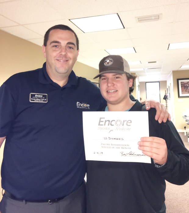JJ Dismukes is Athlete of the Month for Encore Rehabilitation-Eufaula #EncoreRehab