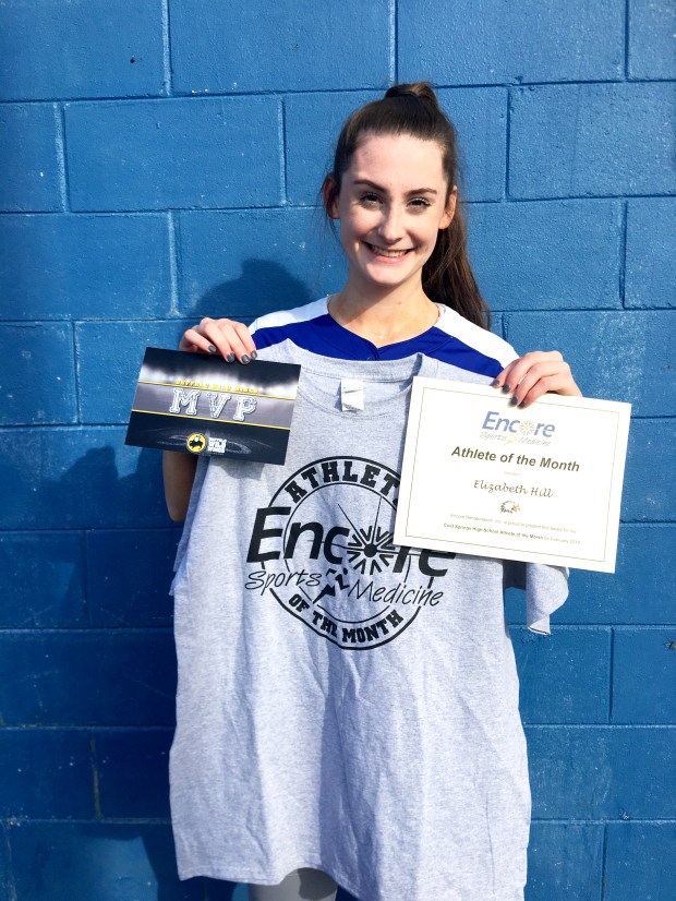 Elizabeth Hill is Athlete of the Month for Cold Springs High School and Encore Rehabilitation-Cullman #EncoreRehab