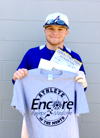 Gage Gilliland is the February Athlete of the Month for Addison High School and Encore Rehabilitation-Cullman