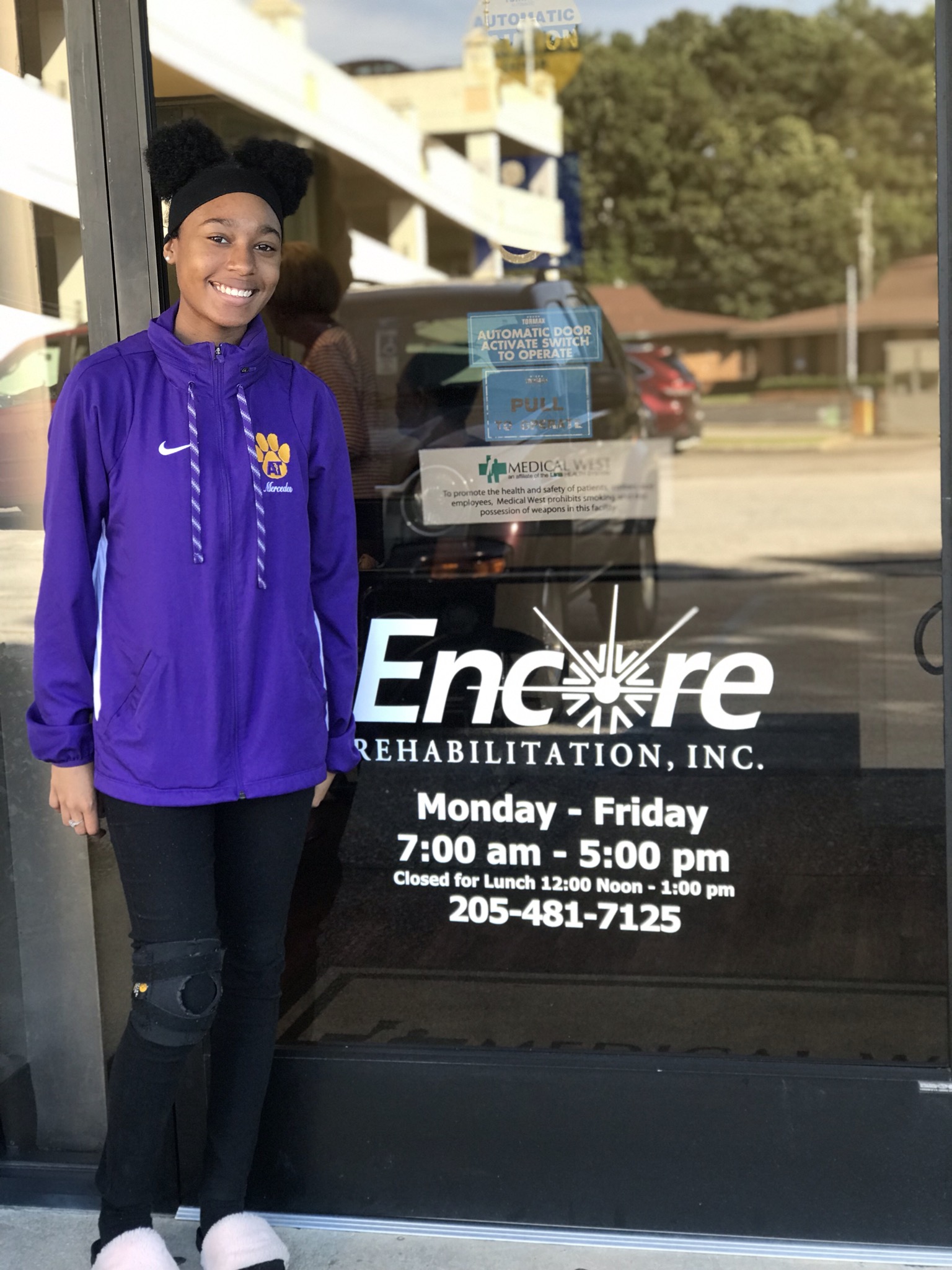 Mercedes Thompson is the Patient of the Month for Encore Rehabilitation-Bessemer West #EncoreRehab