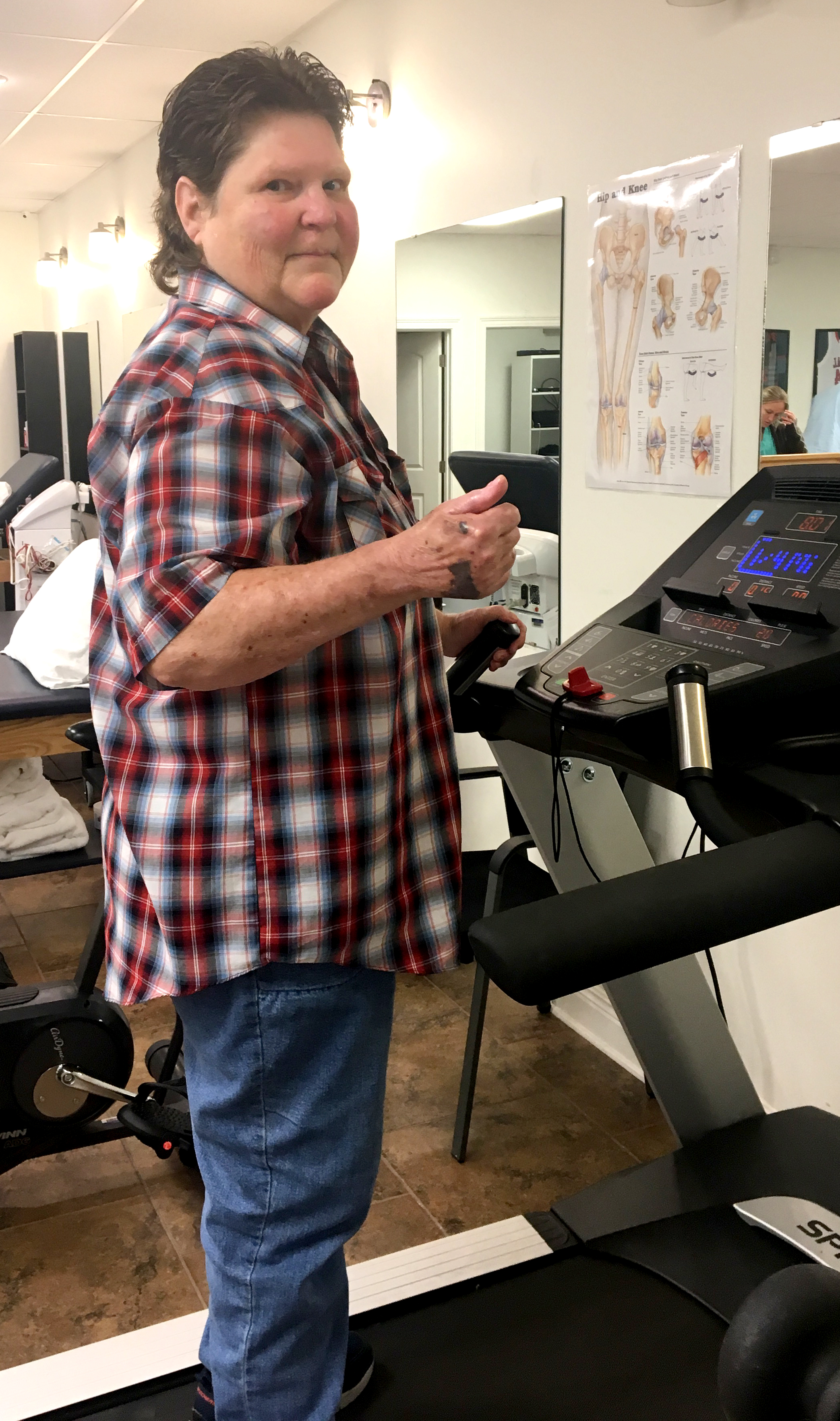 Marltte McMahan-From Wheelchair to Walking with Encore Rehabilitation-Petal #EncoreRehab