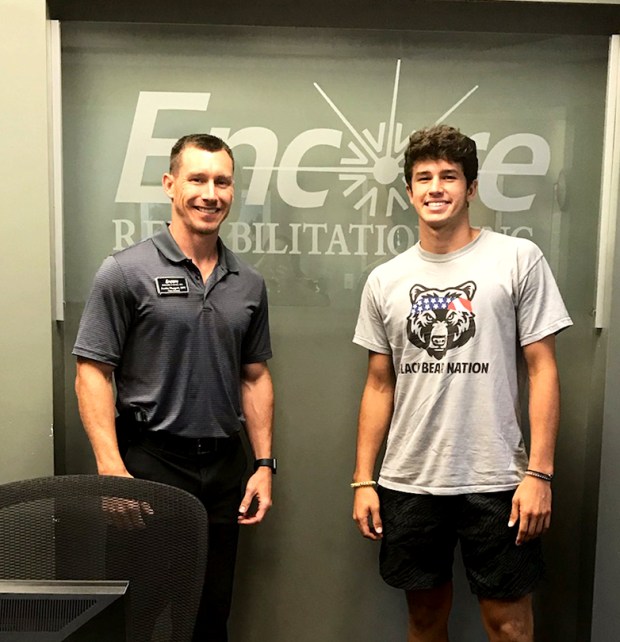 Jackson Breedlove is Athlete of the Month for Encore Rehabilitation-Decatur