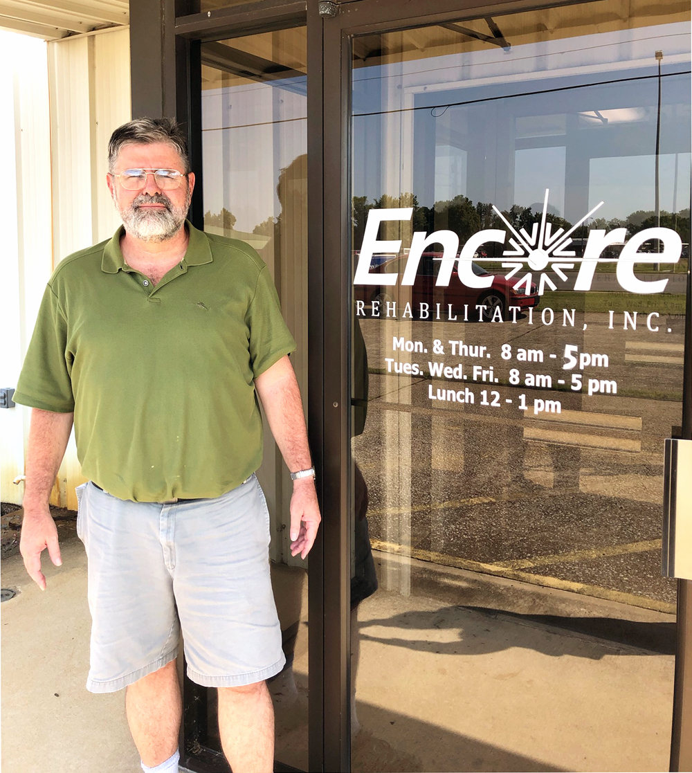 Sam LeMaster chose Encore Rehabilitation-Muscle Shoals for rehab after surgeries on his shoulders and knee #EncoreRehab