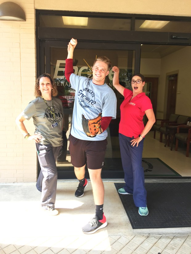 Ethan Stinson is Athlete of the Month for Encore Rehabilitation-Enterprise