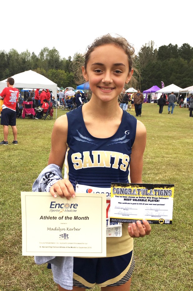 Madi Kerber is Athlete of the Month for Saint Bernard Prep School and Encore Rehabilitation-Cullman #EncoreRehab