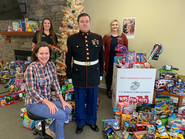 #EncoreRehab Arab is a collection location for Toys for Tots