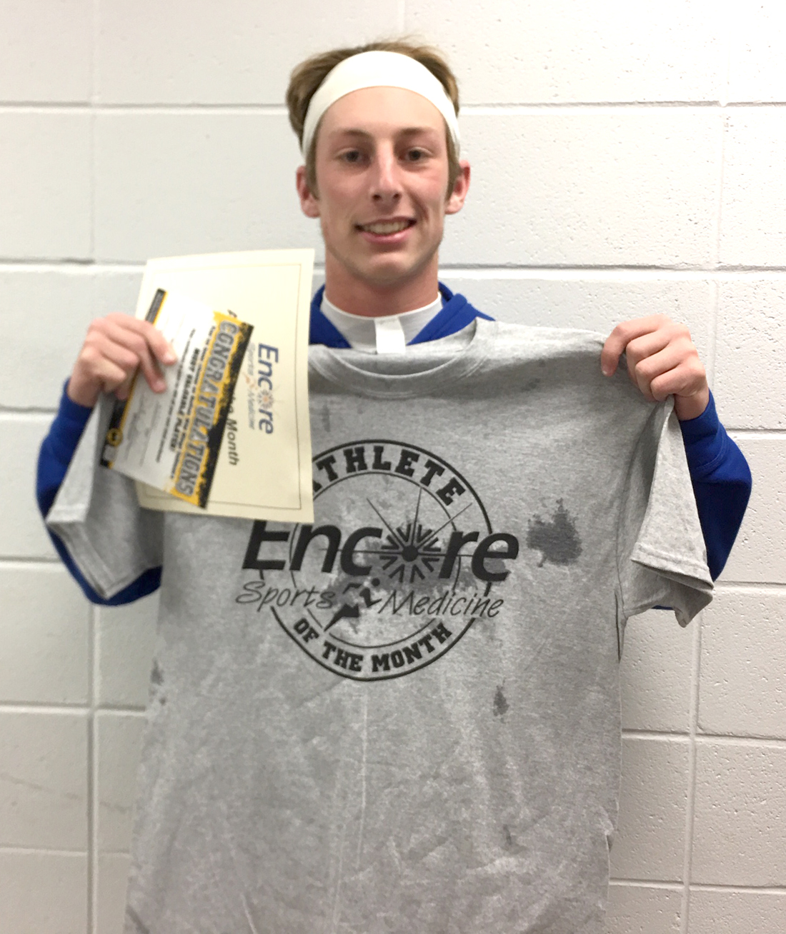 Grant Rice is Athlete of the Month for Addison High School and #EncoreRehab Cullman