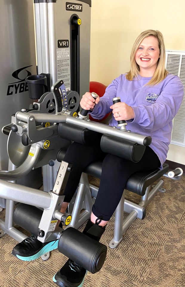 Morgan Elrod is Patient of the Month for #EncoreRehab Hamilton #weLOVEtoseeyoumove