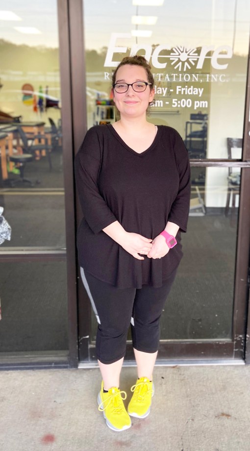 Sara Bloch is Patient of the Month for #EncoreRehab Center Point