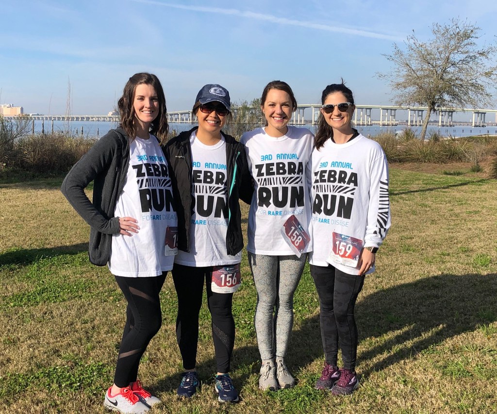Encore Rehabilitation Pediatric Therapists participate in Zebra Run 5K