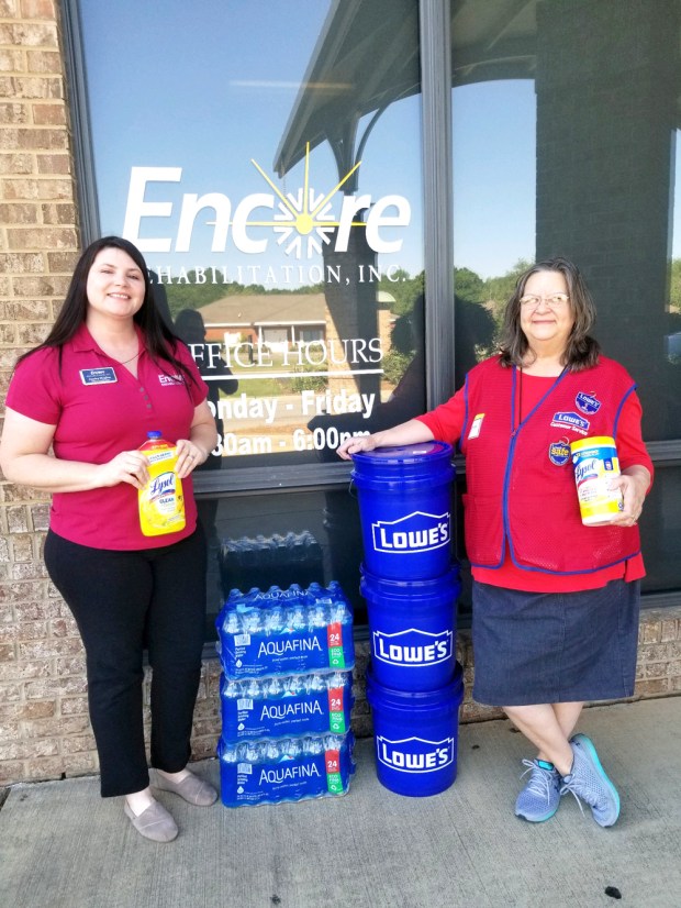 #EncoreRehab Dothan would like to thank Lowe's Home Improvement Store for the donated supplies!