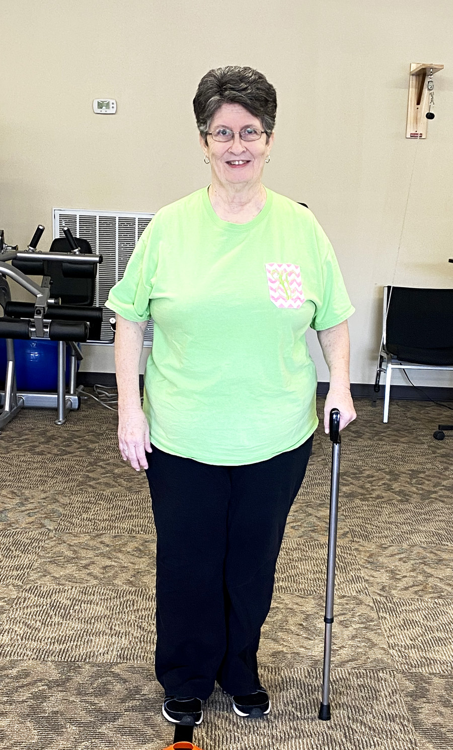 Vickie Franks is Patient of the Month for Encore Rehabilitation-Hamilton