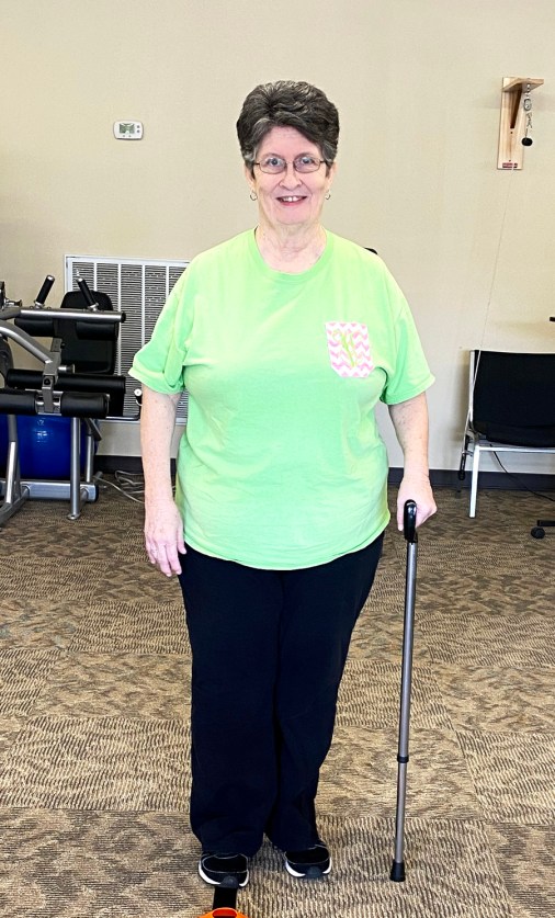 Vickie Franks is Patient of the Month for Encore Rehabilitation-Hamilton