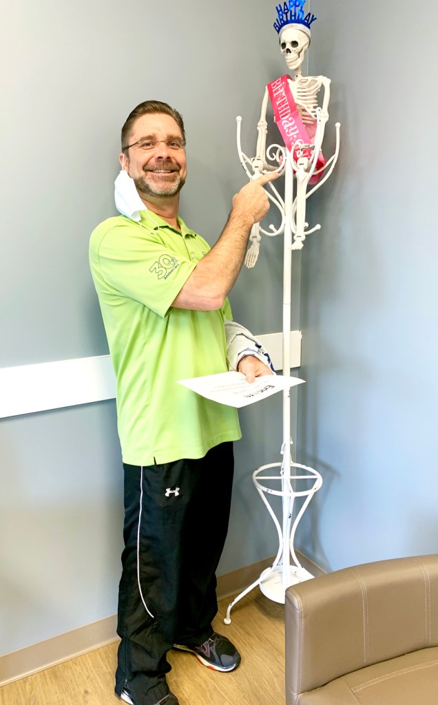 Burke Genthner is Patient of the Month for Encore Rehabilitation-Dothan East! 