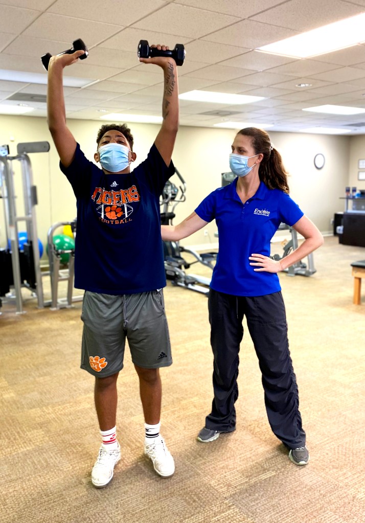 Demarion McCrary is Athlete of the Month for Encore Rehabilitation-Fayetteville
