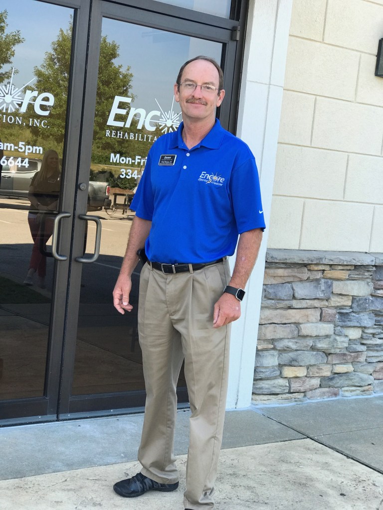 Happy National Athletic Training Month to Chad Abrams, ATC, with Encore Rehabilitation!