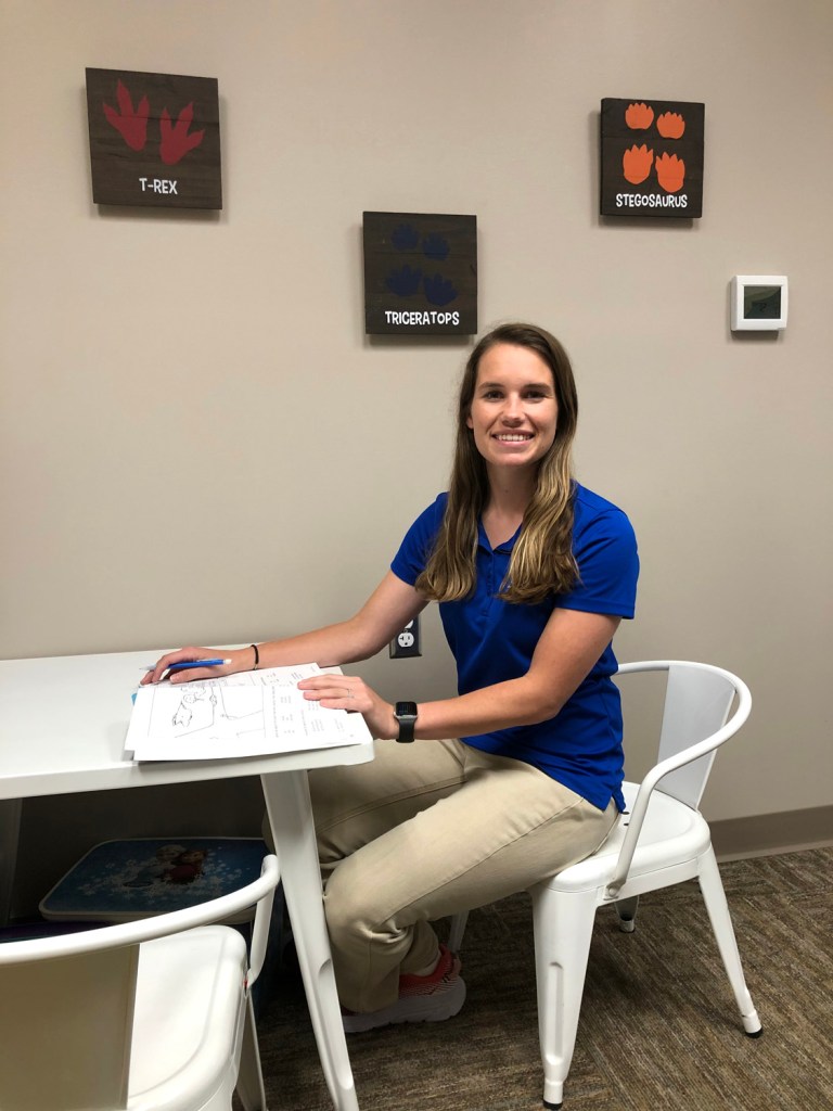 Speech Language Pathologist Courtney Moffett celebrates National Better Hearing and Speech Month with #EncoreRehab Hartselle