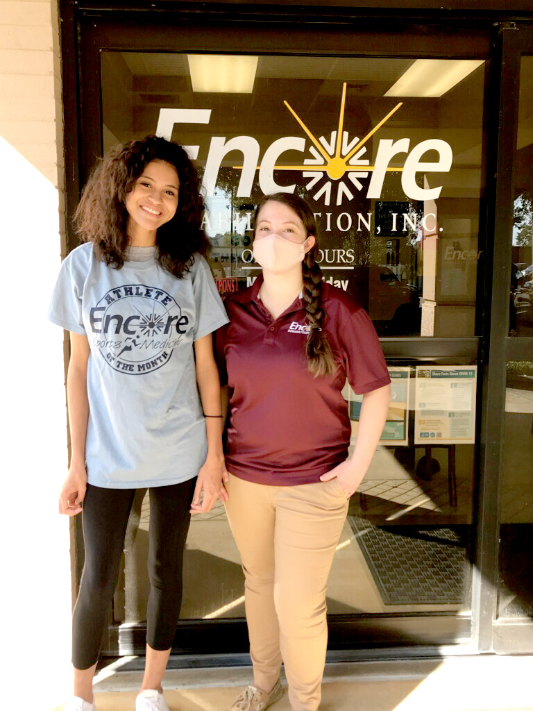 Ayrika is Athlete of the Month for Encore Rehabilitation-Enterprise. 