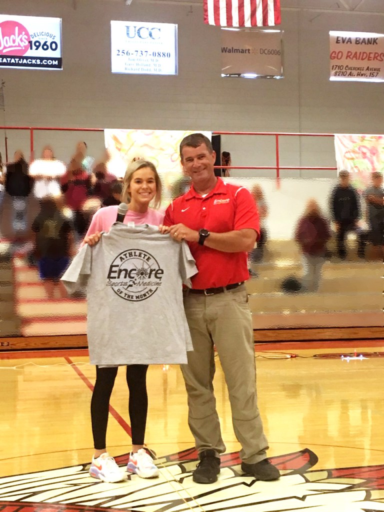 Kyndall Seal is Athlete of the Month for #EncoreRehab Cullman