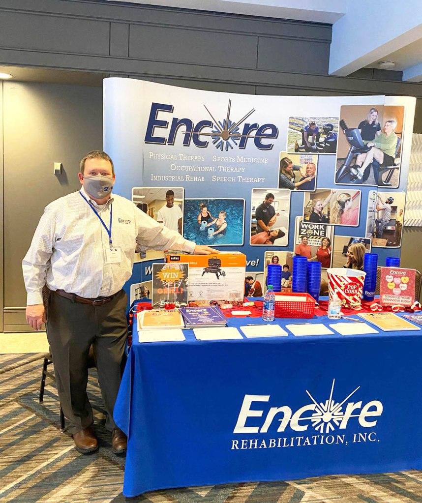 Encore Rehabilitation Recruiting at SEATA-Southeast Athletic Trainers' Association in Atlanta Georgia. 